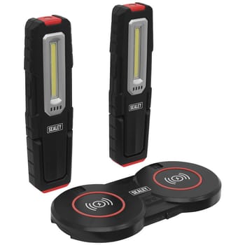 Sealey 2 Piece Inspection Light Set with Wireless Charging Base