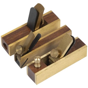 Sealey 3 Piece Mini Block, Bullnose and Scraper Plane Set