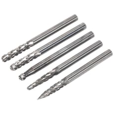 Sealey 5 Piece Micro Carbide Burr Set