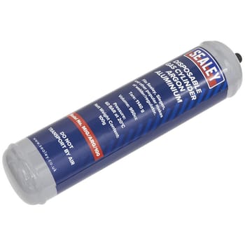 Sealey Gas Cylinder Disposable Argon