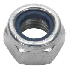 Sealey DIN 982 Zinc Plated Nylon Lock Nuts