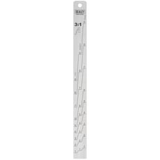 Sealey Aluminium Paint Measuring Stick 1:1/3:1