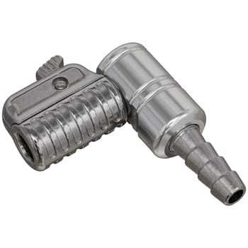 Sealey Angled Swivel 8mm Bore Clip On Tyre Inflator Connector