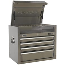 Sealey Premier 4 Drawer Stainless Steel Tool Chest
