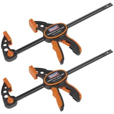 Sealey Quick Bar Clamp Pack of 2