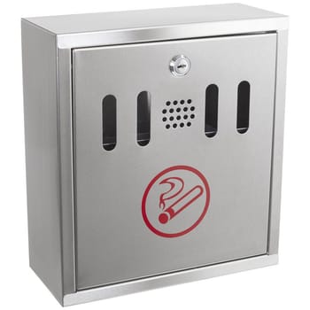 Sealey Stainless Steel Wall Mounted Cigarette Bin