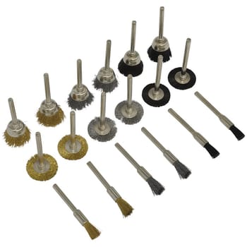 Sealey 18 Piece Rotary Multi Tool Wire Brush Set