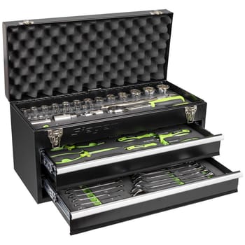 Siegen 2 Drawer Tool Chest + 90 Piece Tool Kit