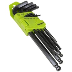 Siegen 9 Piece Long Imperial Ball End Hex Key Set