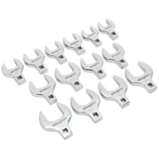 Siegen 14 Piece 1/2" Drive Crow Foot Spanner Set Metric