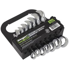 Siegen 7 Piece Stubby Combination Spanner Set Imperial