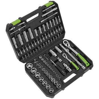 Siegen 94 Piece 1/4" and 1/2" Drive Socket Set