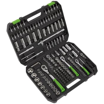 Siegen 171 Piece Combination Drive Socket and Screwdriver Bit Set