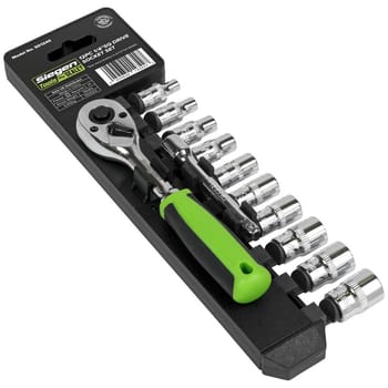 Siegen 12 Piece 1/4" Drive Hex Socket Set