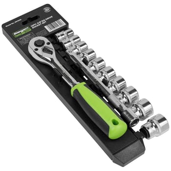 Siegen 12 Piece 3/8" Drive Hex Socket Set