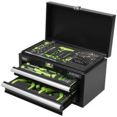 Siegen 111 Piece Hand Tool Kit in Mini Tool Chest