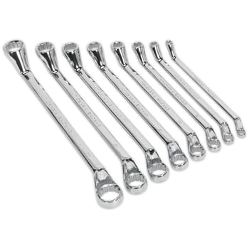 Siegen S0405 8 Piece Deep Offset Ring Wrench Set