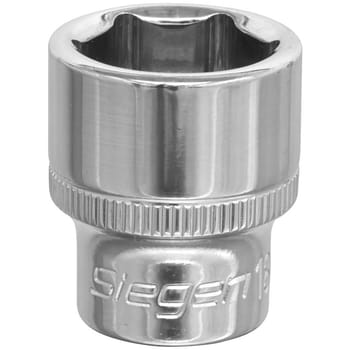 Siegen 3/8" Drive Hexagon WallDrive Socket Metric