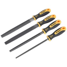 Siegen 4 Piece Soft Grip File Set