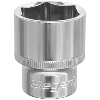 Siegen 1/2" Drive Hexagon WallDrive Socket Metric
