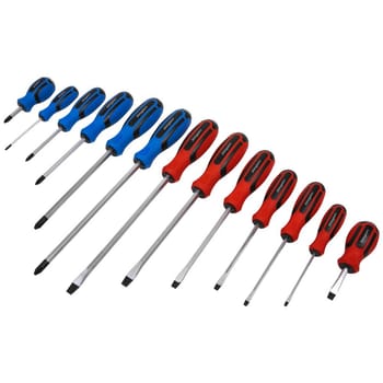 Siegen 13 Piece Hammer Through Screwdriver Set