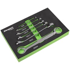 Siegen 6 Piece Flare Nut Spanner Set Metric