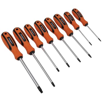 Siegen 8 Piece Soft Grip Torx Screwdriver Set