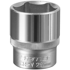 Sealey 1/2" Drive Hexagon WallDrive Socket Metric