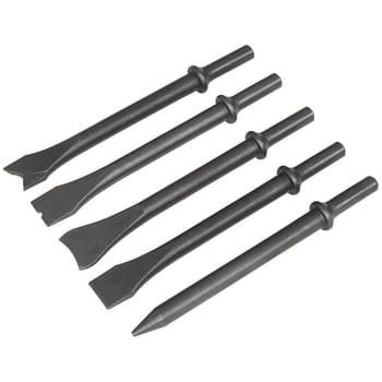Sealey 5 Piece .401" Shank Air Hammer Chisel Set