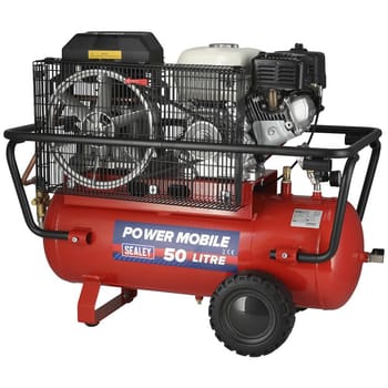 Sealey SA5055 Belt Drive Petrol Air Compressor 50 Litre