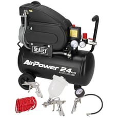 Sealey SAC2420APK Direct Drive Air Compressor 24 Litre