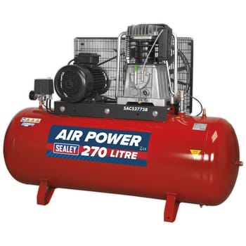 Sealey SAC52775B 3 Phase Electric Air Compressor 270 Litre