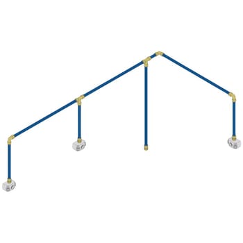 Sealey Sharkbite Speedfit 3 Drop Air Supply System Kit 18 metre