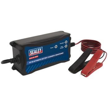Sealey SBC6 Battery Charger and Maintainer 12V 6A Automatic