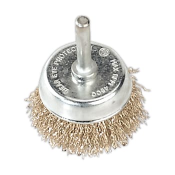 Sealey Brassed Steel Wire Cup Brush