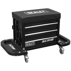 Sealey Mechanics Rolling Tool Box Seat Black
