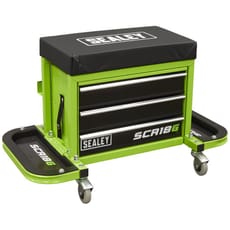 Sealey Mechanics Rolling Tool Box Seat Green