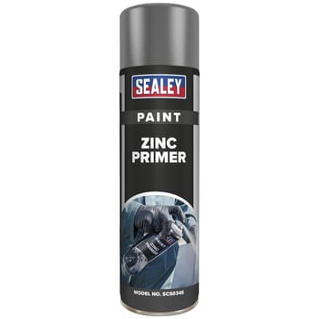 Sealey Zinc Primer Aerosol Spray Paint