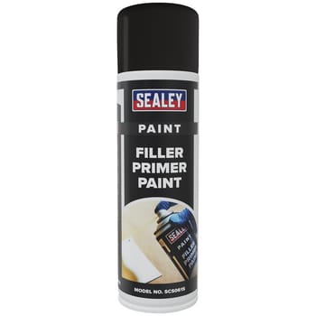 Sealey Filler Primer Aerosol Spray Paint Pack of 6