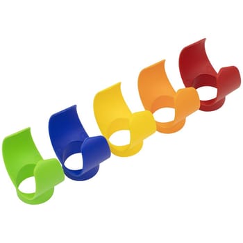 Sealey 5 Piece Colour Coded Cap Set for Pressure Sprayers