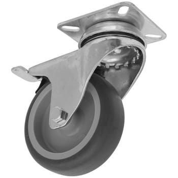 Sealey Medium Duty Thermoplastic Swivel Castor Wheel and Total Lock