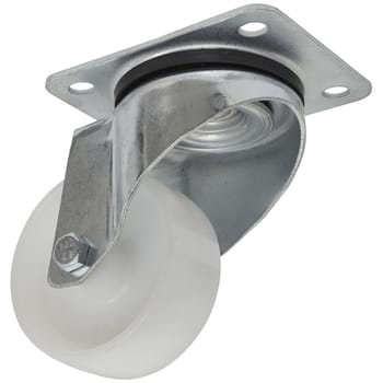 Sealey Swivel Plate Castor White Polyamide