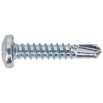 Sealey Pan Head Phillips Zinc Plated D7504N Self Drilling Screws