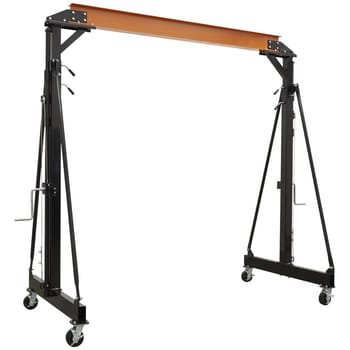Sealey Winch Assisted Adjustable Portable Gantry Crane