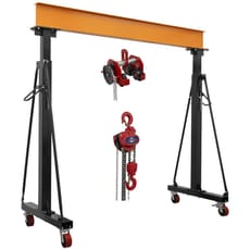 Sealey Portable Adjustable Gantry Frame, Trolley and Hoist Combo
