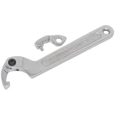 Sealey 3 Piece Adjustable C Spanner Hook and Pin Wrench Set