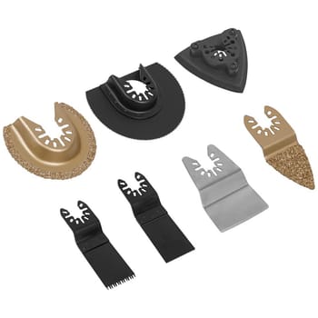 Sealey 7 Piece OIS Oscillating Multi Tool All Purpose Blade Set