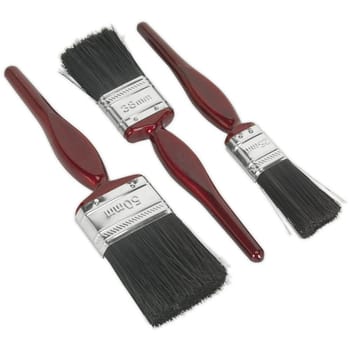 Sealey 3 Piece General Purpose Paint Brush Set
