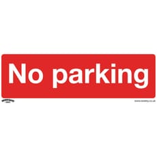 Sealey Rigid Plastic No Parking Sign