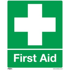 Sealey Rigid Plastic First Aid Sign